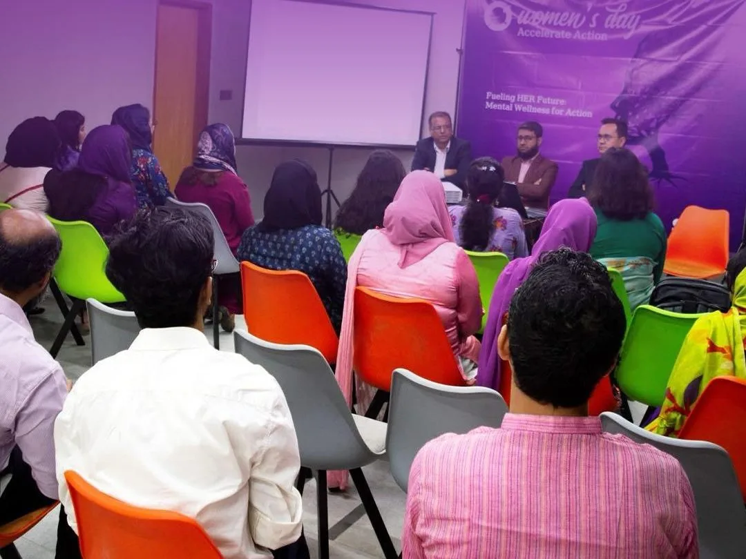 Participants at the Chum Wellness corporate mental health program for SSG
