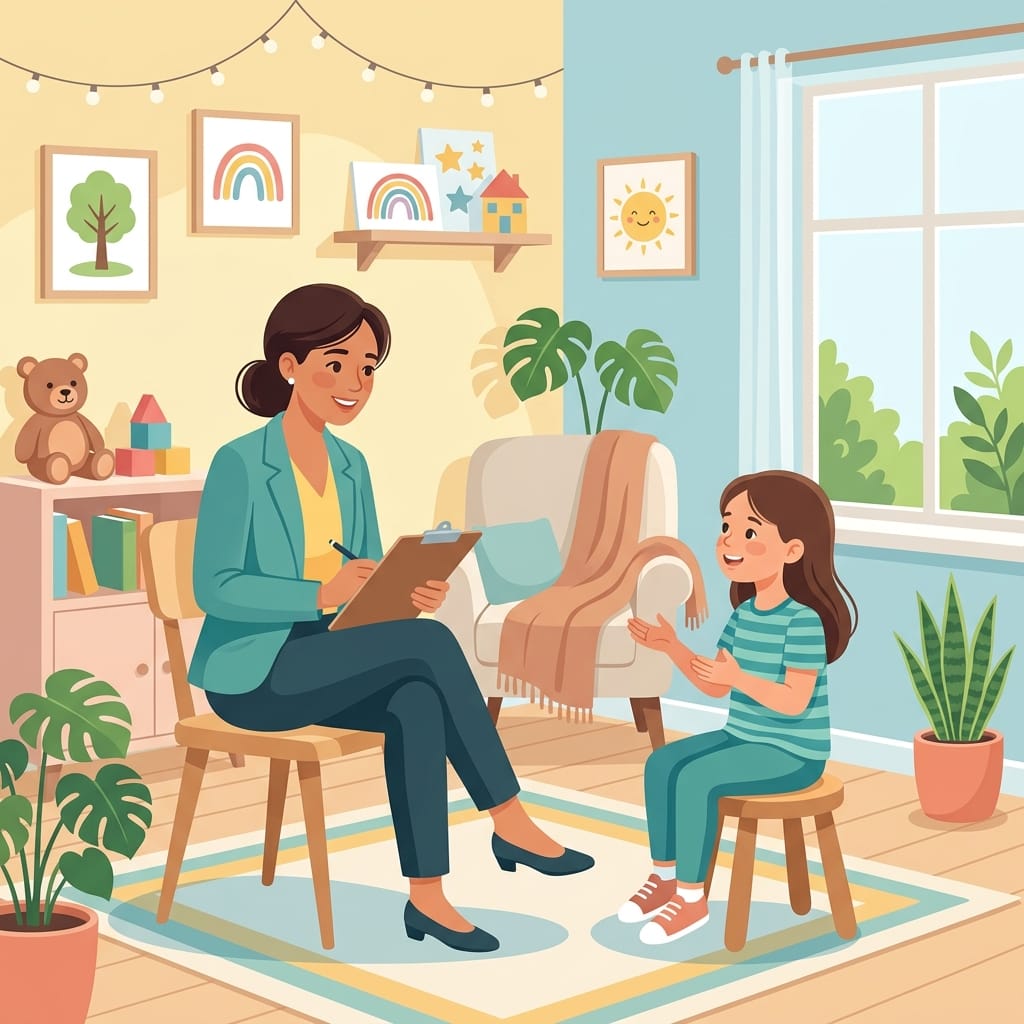 Child Therapy Illustration