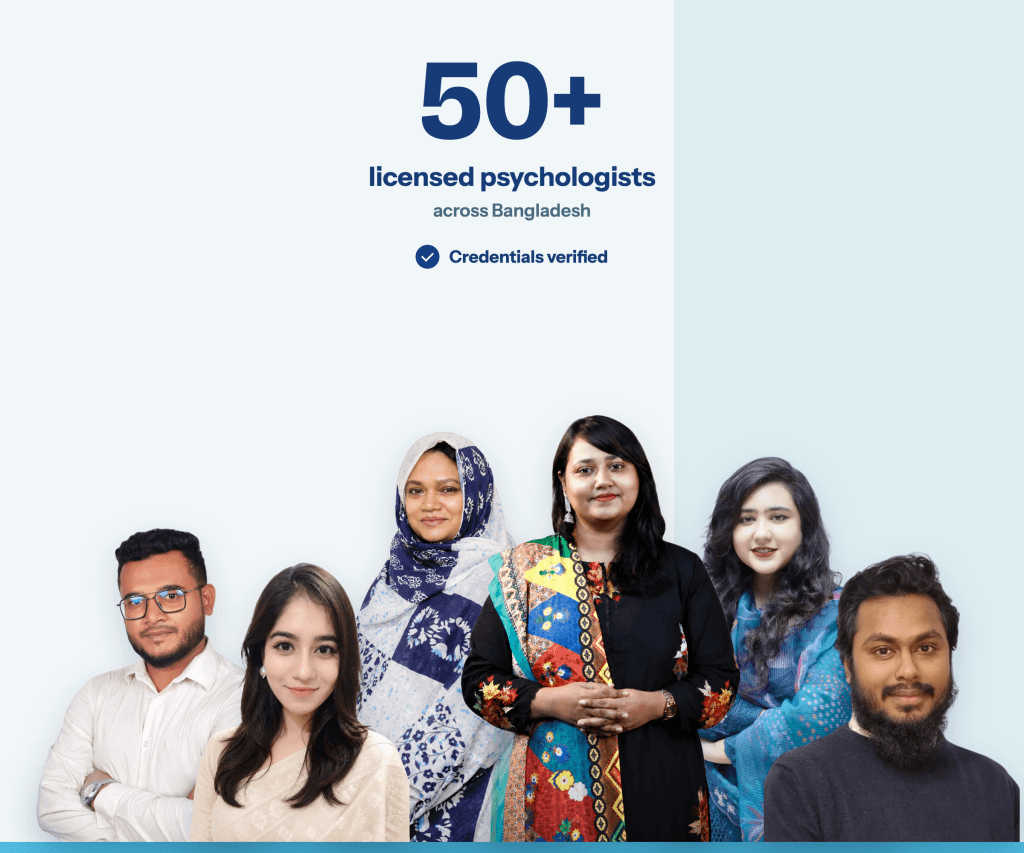 Chum Wellness network of licensed clinical psychologists across Bangladesh