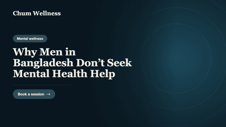 Why Men in Bangladesh Don’t Seek Mental Health Help